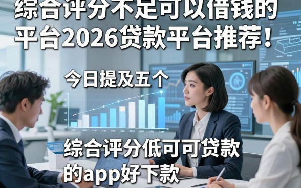 综合评分不足可以借钱的平台2026贷款平台推荐！今日提及五个综合评分低可贷款的app好下款