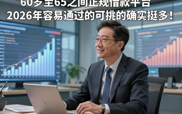 60岁至65之间正规借款平台2026年容易通过的可挑的确实挺多！，本篇为您详细揭秘​这五个黑户借钱口子！