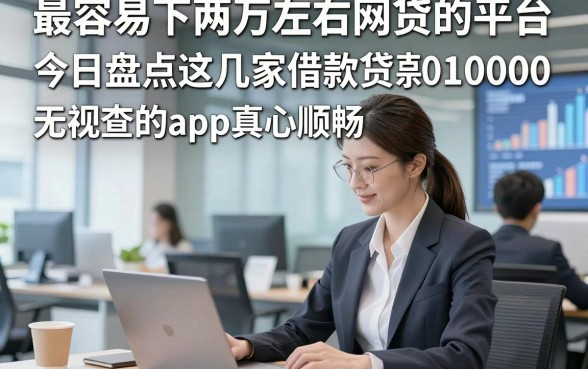 最容易下两万左右网贷的平台，今日盘点这几家借款10000无视查的app真心顺畅