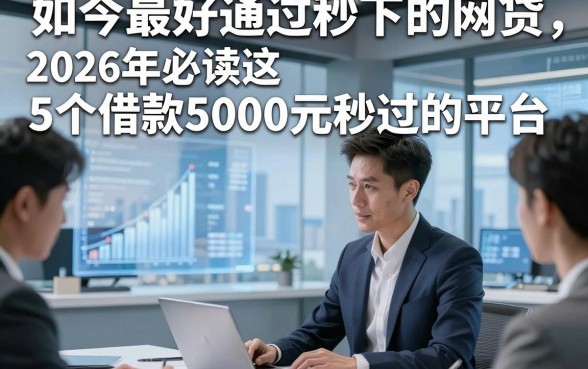 如今最好通过秒下的网贷，2026年必读这5个借款5000元秒过的平台