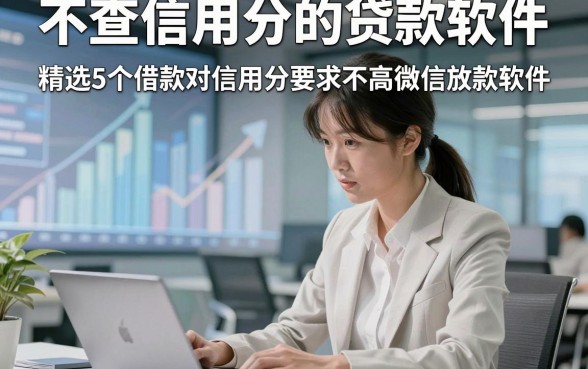 不查信用分的贷款软件，精选5个借款对信用分要求不高微信放款软件