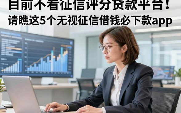 目前不看征信评分贷款平台！请瞧这5个无视征信借钱必下款app