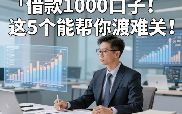 借款1000口子这5个能帮你渡难关，本篇为您隆重探索！
