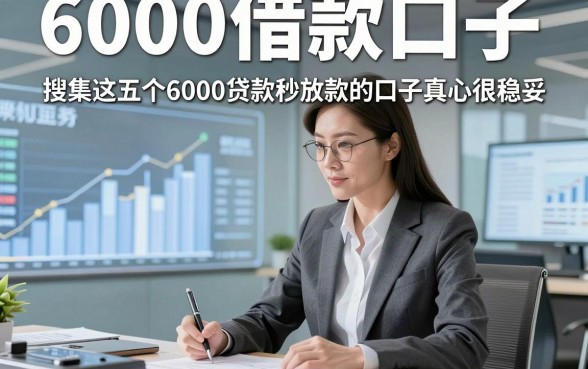 6000借款口子，搜集这五个6000贷款秒放款的口子真心很稳妥