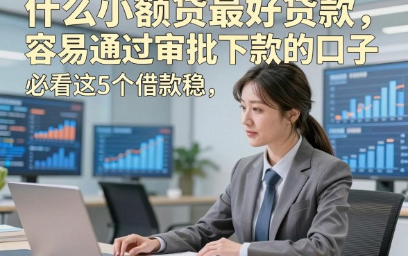 什么小额贷最好贷款容易通过审批，必看这5个借款稳下款的口子