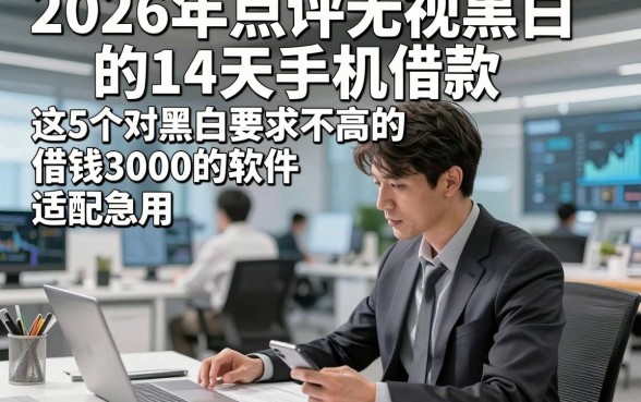 2026年点评无视黑白的14天手机借款，这5个对黑白要求不高的借钱3000的软件适配急用