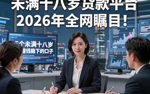 未满十八岁贷款平台2026年全网瞩目！解说​5个未满十八岁借钱稳下的口子