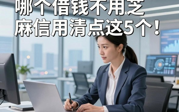 哪个借钱不用芝麻信用清点​这5个！本文为您隆重剖析！
