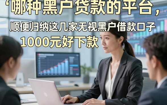 哪种黑户贷款的平台，顺便归纳这几家无视黑户借款口子1000元好下款