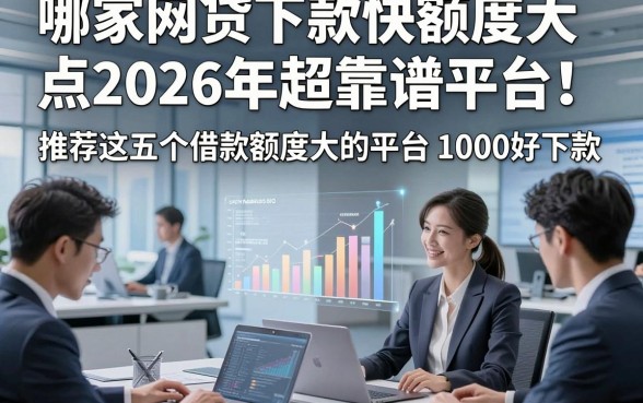 哪家网贷下款快额度大点2026年超靠谱平台！推荐这五个借款额度大的平台1000好下款