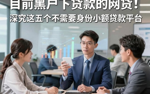 目前黑户下贷款的网贷！深究这五个不需要身份证的小额贷款平台
