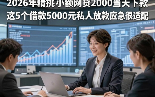 2026年精挑​小额网贷2000当天下款，这5个借款5000元私人放款app应急很适配
