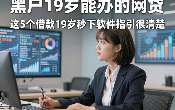 黑户19岁能办的网贷，这5个借款19岁秒下软件指引很清楚