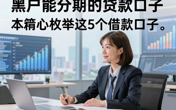 黑户能分期的贷款口子，本篇精心枚举这5个借款口子！