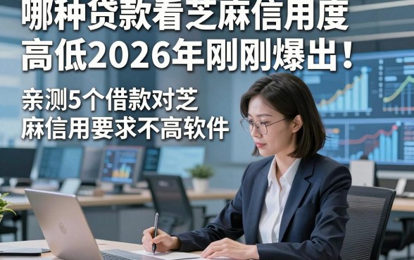 哪种贷款看芝麻信用度高低2026年刚刚爆出！亲测5个借款对芝麻信用要求不高软件