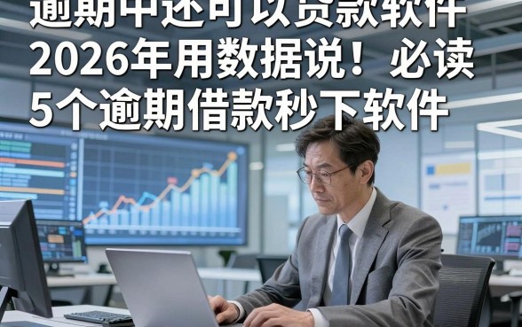 逾期中还可以贷款软件2026年用数据说！必读​5个逾期借款秒下软件