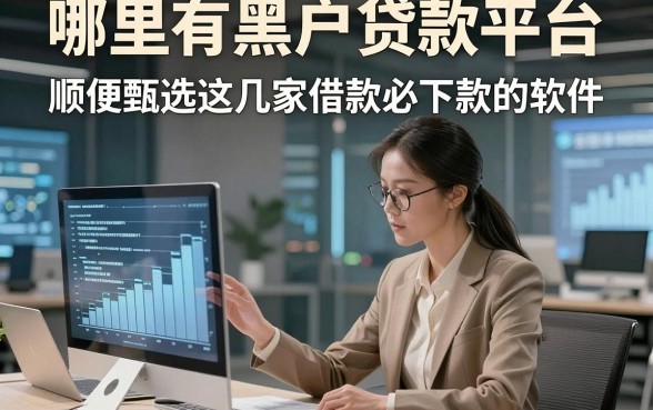 哪里有黑户贷款平台，顺便甄选这几家借款必下款的软件