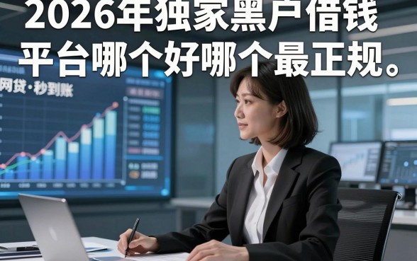 2026年独家黑户借钱平台哪个好哪个最正规，本次揭示5个网贷秒到账对资质要求不高口子