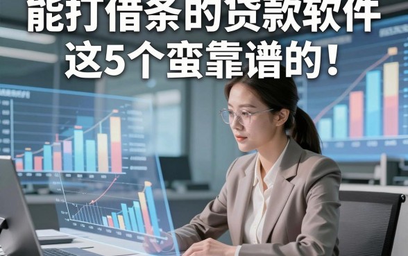 能打借条的贷款软件这5个蛮靠谱的！本文为您隆重探索！