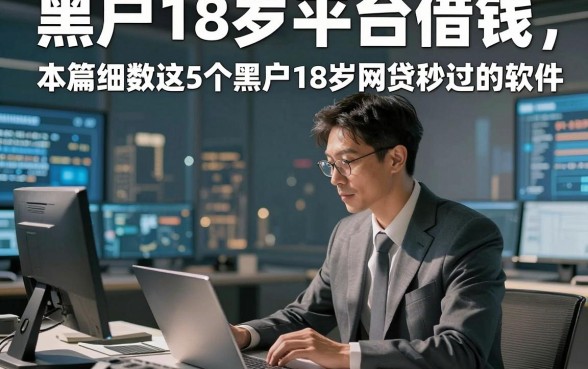 黑户18岁平台借钱，本篇细数这5个黑户18岁网贷秒过的软件