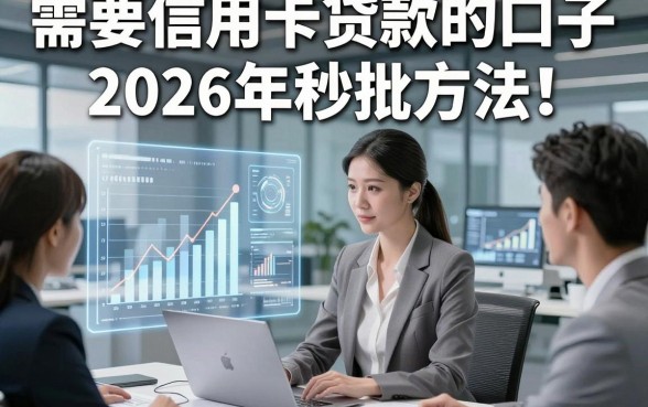 需要信用卡贷款的口子2026年秒批方法！今日展示这五个需要借钱贷款的对条件要求不高口子