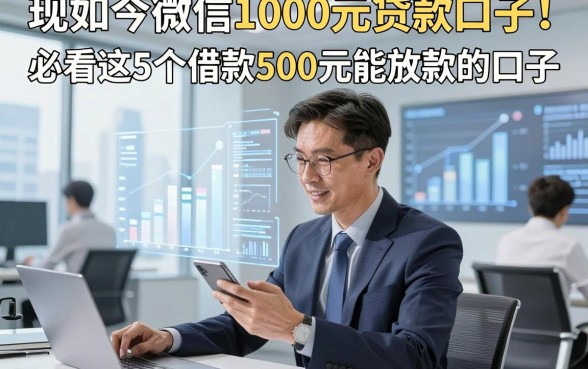 现如今微信1000元贷款口子！必看这5个借款500元能放款的口子