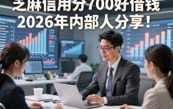 芝麻信用分700好借钱2026年内部人分享！顺道罗列这五个芝麻信用分700好贷款私人放款口子
