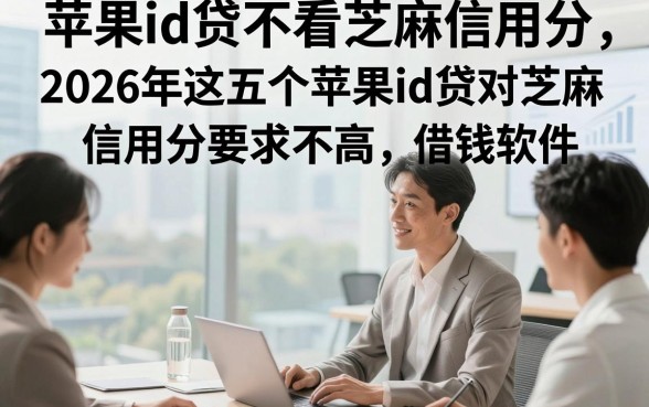 苹果id贷不看芝麻信用分，2026年这五个苹果id贷对芝麻信用分要求不高借钱软件适配日常所需