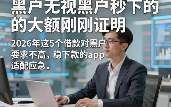 黑户无视黑户秒下的大额刚刚证明，2026年这5个借款对黑户要求不高稳下款的app适配应急