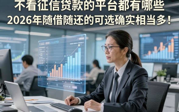 不看征信贷款的平台都有哪些2026年随借随还的可选的确实相当多！，本文为您隆重归档这五个借款平台！