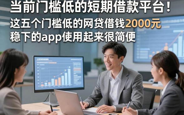 当前门槛低的短期借款平台！这五个门槛低的网贷借钱2000元稳下的app使用起来很简便