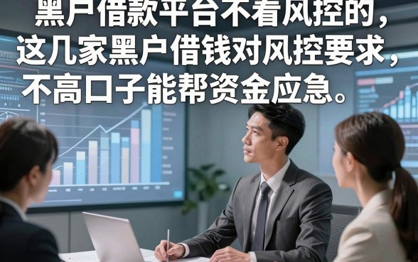 黑户借款平台不看风控的，这几家黑户借钱对风控要求不高口子能帮资金应急