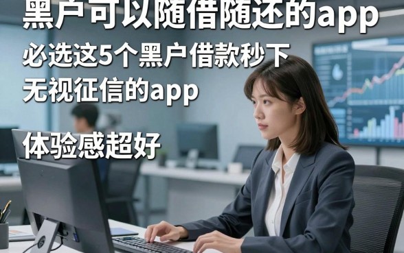 黑户可以随借随还的app，必选这5个黑户借款秒下无视征信的app体验感超好