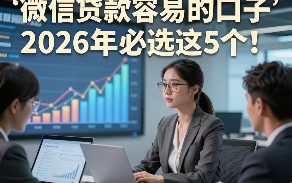 微信贷款容易的口子2026年必选这5个！本篇为您隆重归纳！