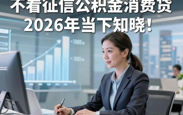 不看征信公积金消费贷2026年当下知晓！本文为您细致说明！