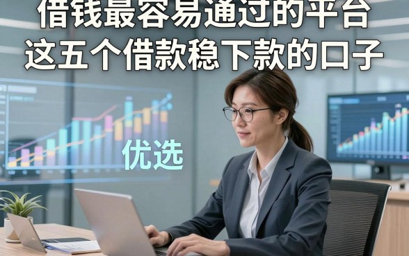 借钱最容易通过的平台，优选​这五个借款稳下款的口子