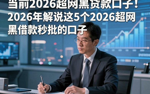 当前2026超网黑贷款口子！2026年解说这5个2026超网黑借款秒批的口子