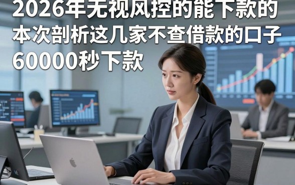 2026年无视风控的能下款的，本次剖析这几家不查借款的口子6000秒下款