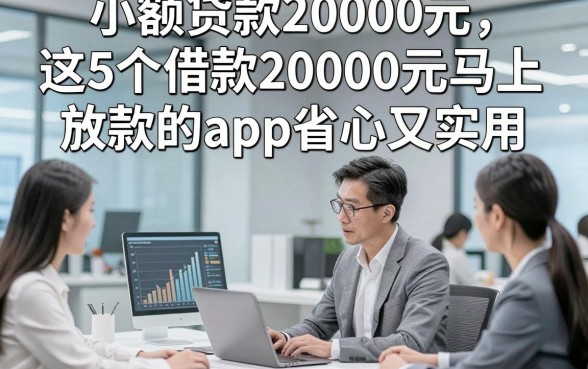 小额贷款20000元，这5个借款20000元马上放款的app省心又实用