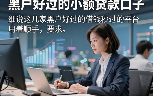 黑户好过的小额贷款口子，细说这几家黑户好过的借钱秒过的平台用着顺手