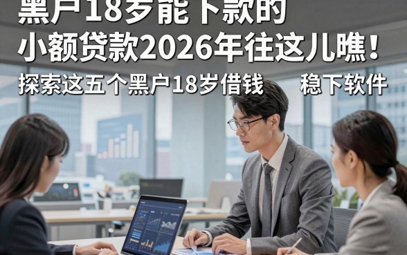 黑户18岁能下款的小额贷款2026年往这儿瞧！探索这五个黑户18岁借钱稳下软件