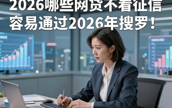 2026哪些网贷不看征信,容易通过2026年搜罗！本文为您精心解说！