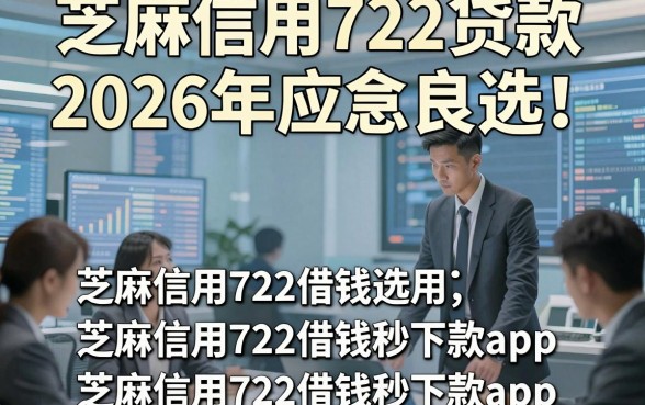 芝麻信用722贷款2026年应急良选！顺便展示五个芝麻信用722借钱秒下款app