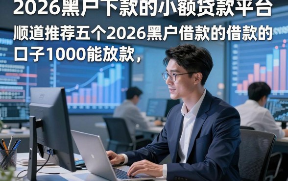 2026黑户下款的小额贷款平台，顺道推荐五个2026黑户借款的口子1000能放款
