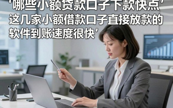 哪些小额贷款口子下款快点，这几家小额借款口子直接放款的软件到账速度很快