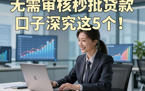 无需审核秒批贷款口子深究这5个！本篇为您深度归集！