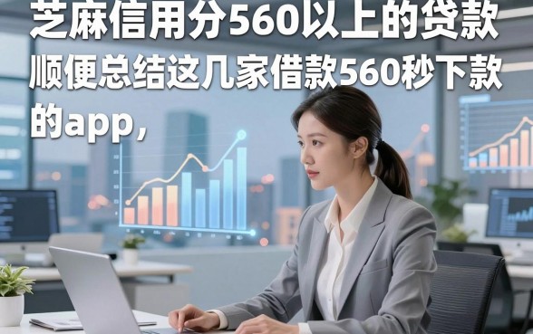 芝麻信用分560以上的贷款，顺便总结这几家借款560秒下款的app