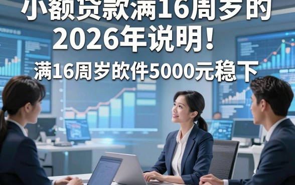 小额贷款满16周岁的2026年说明！解读这五个小额借款满16周岁的软件5000元稳下