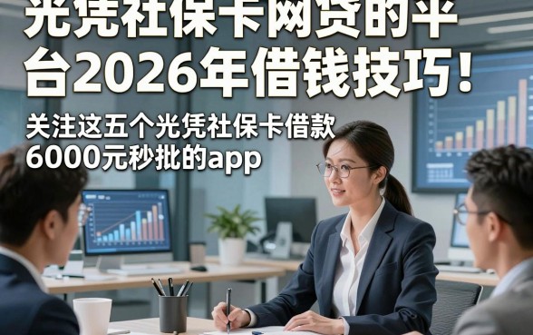 光凭社保卡网贷的平台2026年借钱技巧！关注这五个光凭社保卡借款6000元秒批的app