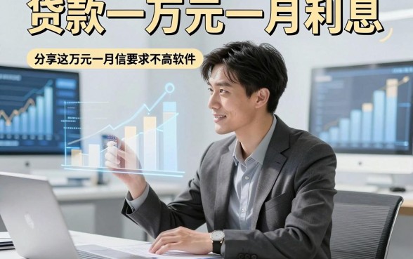 贷款一万元一月利息，分享这五个借钱一万元一月利息对征信要求不高软件